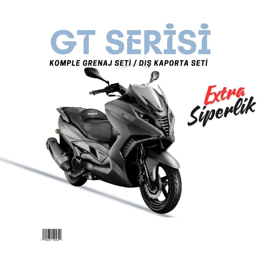 Arora GT Serisi Siyah Grenaj Seti 19 Parça
