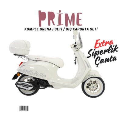 Arora Prime Beyaz Grenaj Seti 24 Parça + Çantalı