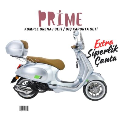 Arora Prime Metalik Gri Grenaj Seti 24 Parça + Çantalı