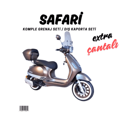 Arora Safari Kahverengi Grenaj Seti 22 Parça + Çantalı